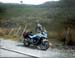 The Suzuki GSX500ES in North Wales  and my girlfriend (at that time) Paula